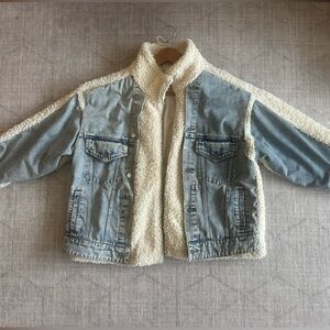 Denim and Sherpa Jacket